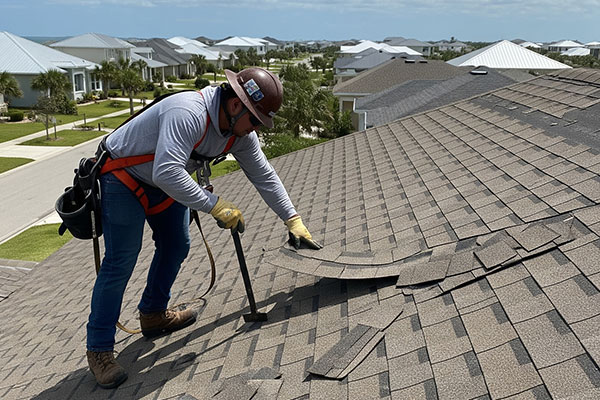 Storm Damage Roof Repair Navarre in Navarre, Florida by Hart Roofing LLC.