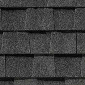 Moire Black CertainTeed Landmark Shingle Swatch